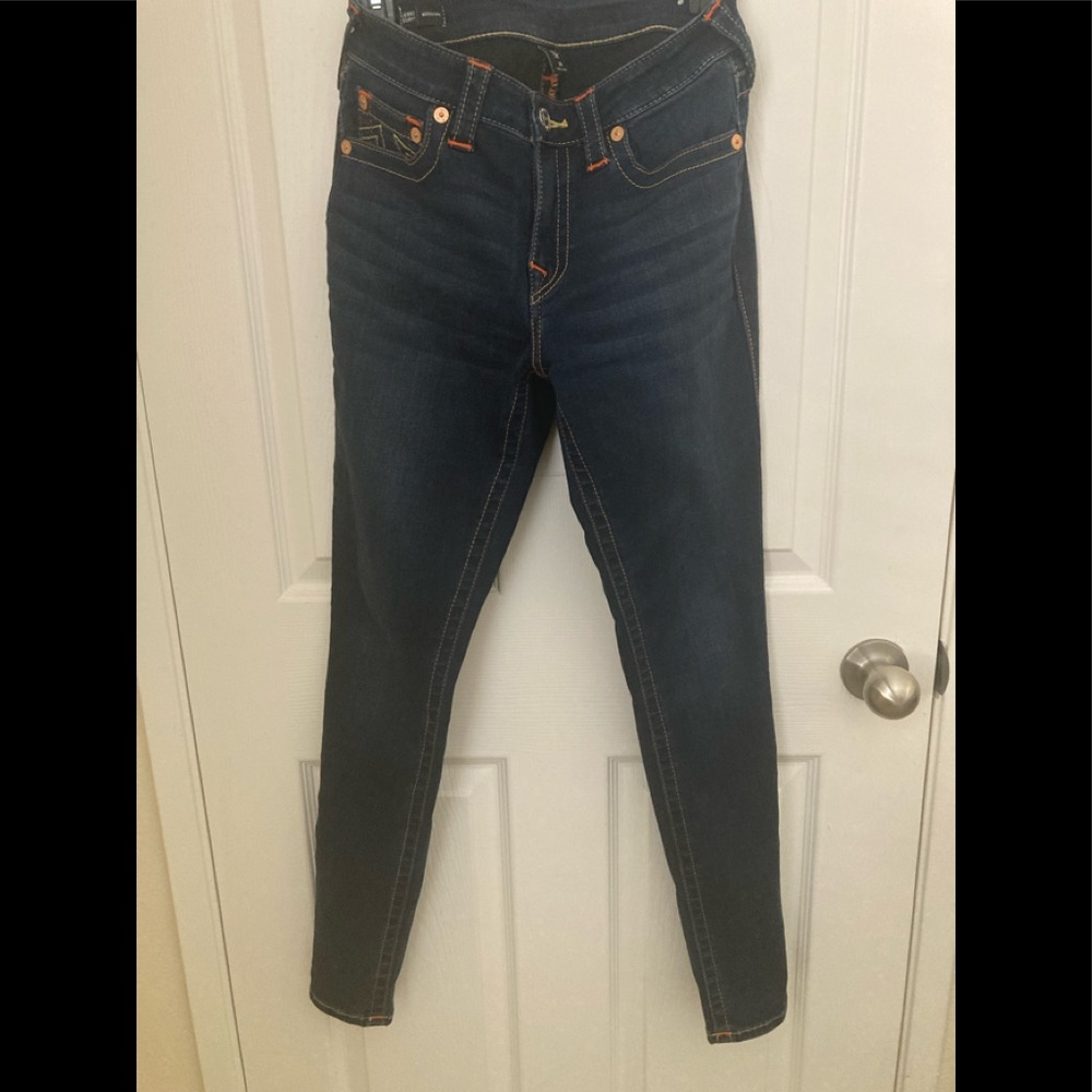True Religion Mid Rise Skinny Jeans